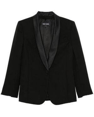 Giorgio Armani Jackets - Black