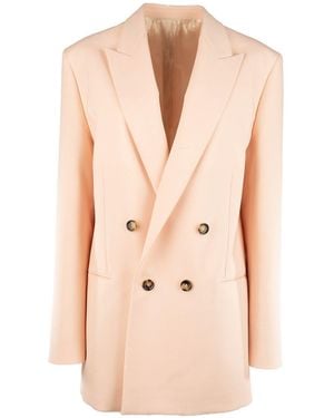 Alberta Ferretti Clothing Blazers & Gilets - Pink