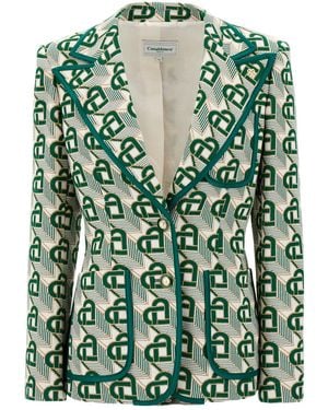 CASABLANCA Clothing Blazers & Gilets - Green
