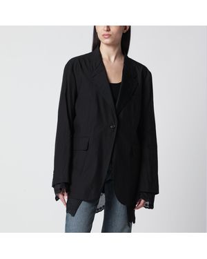Our Legacy Reversible Drip Blazer - Black