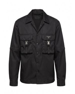 Prada Re-Nylon Shirt - Black