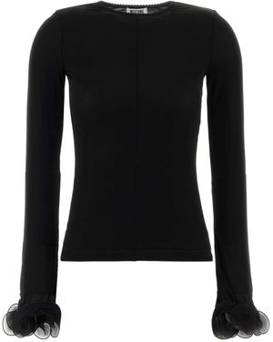 Moschino Jersey Top - Black
