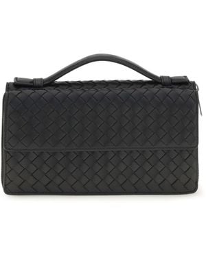 Bottega Veneta Intrecciato Nappa Wallet - Black
