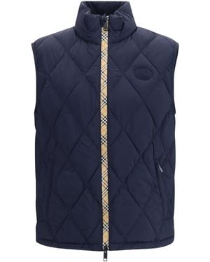 Burberry Down Vest - Blue