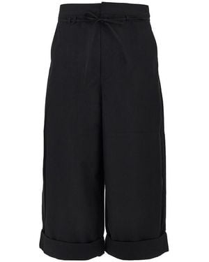 Jacquemus 'Marin' Cotton Poplin Pants - Black