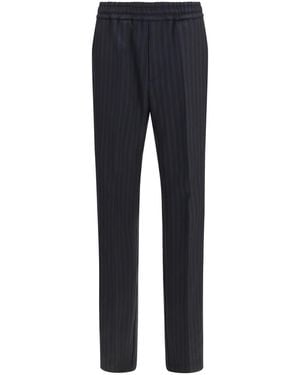 Versace Greek Monogram Pants - Blue