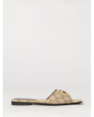 Gucci Heeled Sandal - Natural