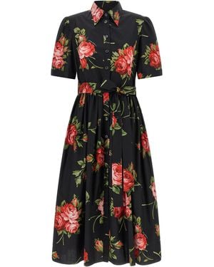 Dolce & Gabbana Dress With Floral Motif - Multicolor