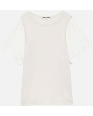 JW Anderson Jw Anderson Double-Layered T-Shirt - White