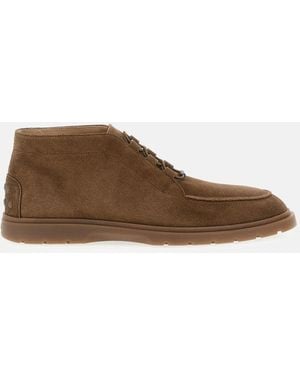 Tod's Suede Chukka Boots - Brown