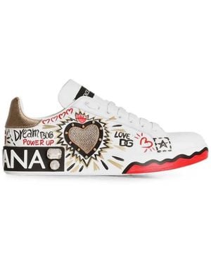Dolce & Gabbana Dolce & Gabbana Logo Sneakers - White