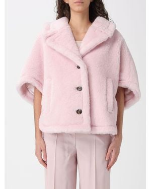 Max Mara Fur Coat - Pink