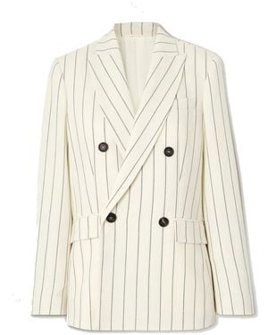 Brunello Cucinelli Wool Blazer - Natural