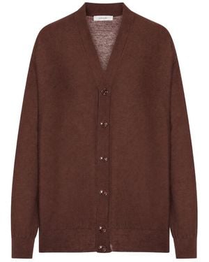 Lemaire Relaxed Twisted Cardigan - Brown