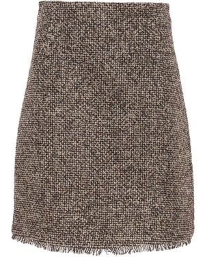 Weekend by Maxmara 'Abetaia' Tweed Skirt - Brown