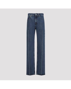 Jil Sander 114 Treated Pants - Blue
