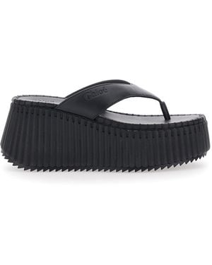 Chloé Mule Nama Leather - Black