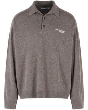 Acne Studios Wool And Yak Blend Sweater - Gray