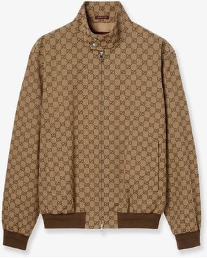 Gucci Gg Fabric Jacket - Natural
