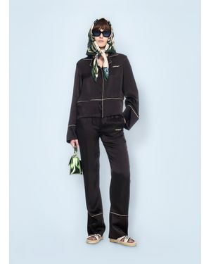 Off-White c/o Virgil Abloh Off Satin Pants - Blue