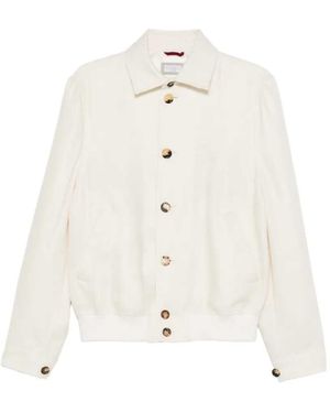 Brunello Cucinelli Shirt Jacket - White