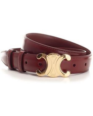 Celine "Triomphe" Belt - Purple