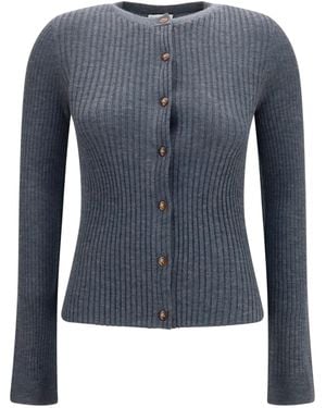 Burberry Cashmere Cardigan - Blue
