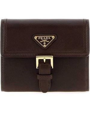 Prada Nappa Leather Wallet - Black