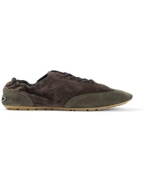 Saint Laurent Lewis Sneakers - Brown