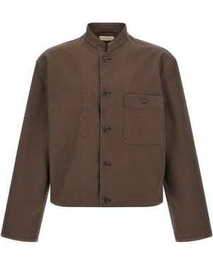 Lemaire Korean Collar Jacket - Brown