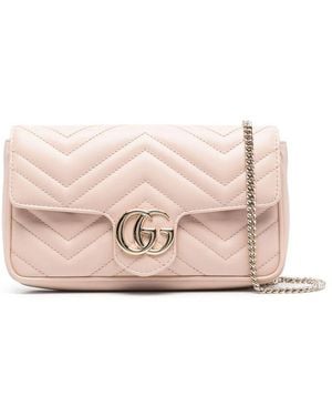 Gucci Gg Marmont Mini Bag - Pink