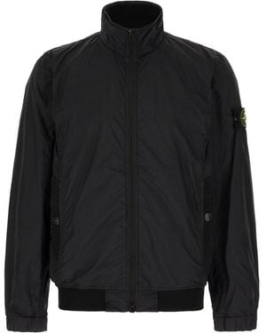 Stone Island Clothing Jackets - Black