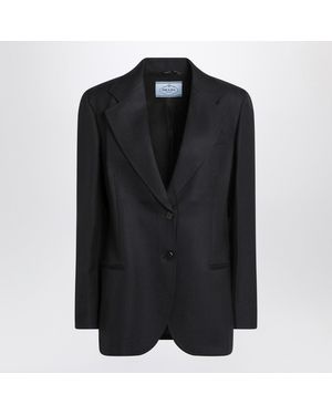 Prada Single-Breasted Jacket - Black