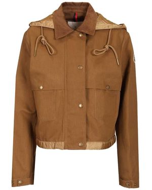 Moncler Aconitum Shirt Jacket - Brown