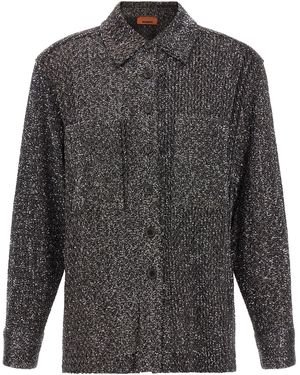 Missoni Zigzag Sequin Shirt - Gray