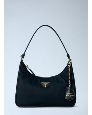 Prada Re-Edition 2005 Re-Nylon And Saffiano Mini Bag - Blue
