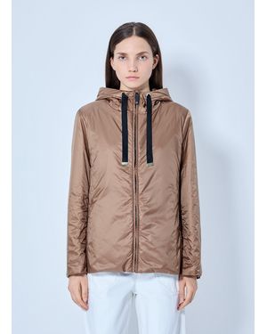 Max Mara Hooded Zip Jacket - Brown