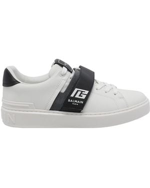 Balmain B-Court Sneakers - Gray