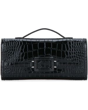 Roger Vivier Belle Vivier Clutch - Black