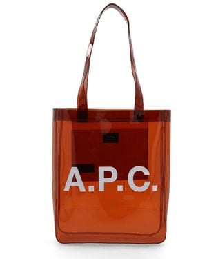 A.P.C. "Lou" Tote Bag - Red