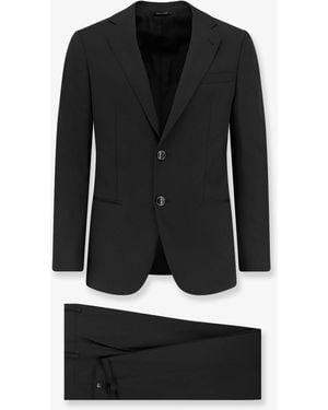 Giorgio Armani Virgin Wool Suit - Black