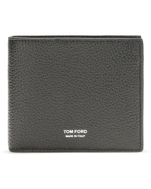 Tom Ford T Line Bifold Wallet - Gray