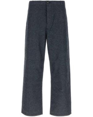 Prada Blue Chambray Pant