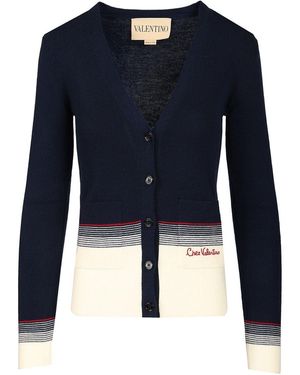 Valentino Garavani Chez Cardigan - Blue
