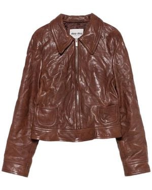 Miu Miu Jackets - Brown