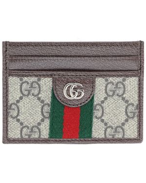 Gucci Portacarte "Ophidia" - Gray