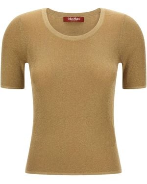 Max Mara 'Mstsequoia' T-Shirt - Natural