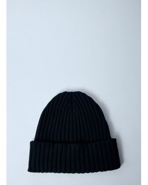 Alexander Wang Logo Patch Beanie Hat - Blue
