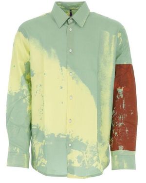 OAMC Printed Viscose Oversize Shirt in Green for Men | Lyst