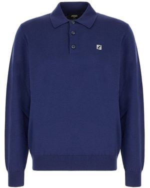 Fendi Clothing Knitwear - Blue